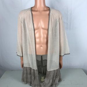 Paisley Vine Cardigan Size Large